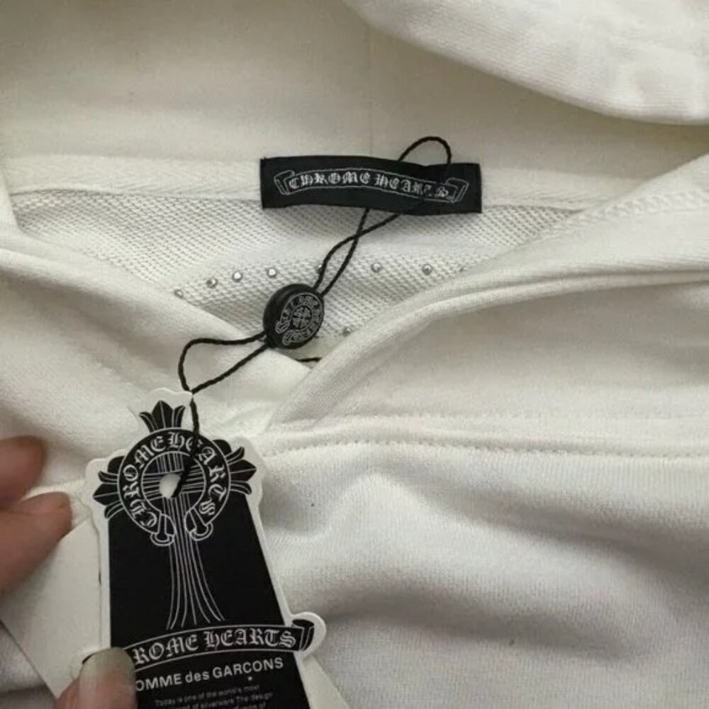 Classic Chrome Hearts Hoodie White - Picture 7 of 7